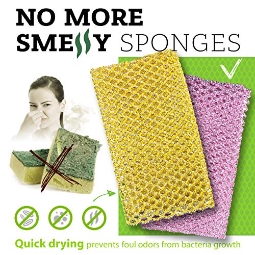 The Crown Choice Non-Scratch Heavy Duty Scouring Pad or Pot Scrubb...