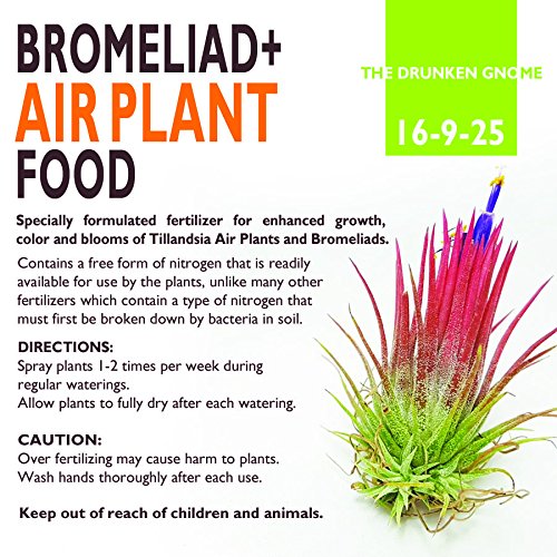 The Drunken Gnome Tillandsia Air Plant Food and Fertilizer for Enh...