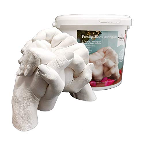 Edinburgh Family Hand Casting Kit for 4 - DIY Hand Casting Kits fo...