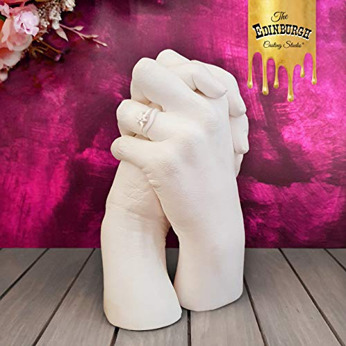 Edinburgh Hand Casting Kit for 2 - Premium Hand Statue Casting Kit...