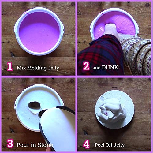 Edinburgh Hand Casting Kit for 2 - Premium Hand Statue Casting Kit...