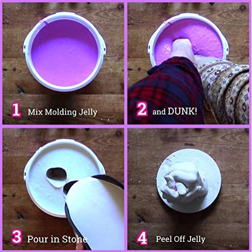 Edinburgh Hand Casting Kit for 2 - Premium Hand Statue Casting Kit...
