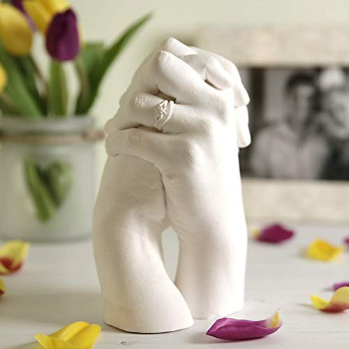 Edinburgh Hand Casting Kit for 2 - Premium Hand Statue Casting Kit...