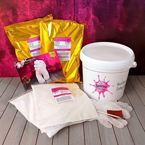 Edinburgh Hand Casting Kit for 2 - Premium Hand Statue Casting Kit...