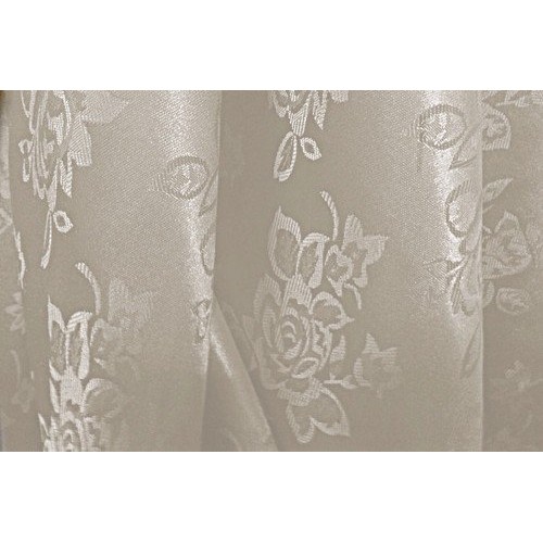 1 X Ivory Floral Satin Jacquard Brocade Fabric 60 Wide Per Yard