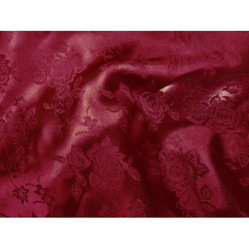 Brocade Jacquard Satin Burdy 60 Inch Wide Fabric by The Yard fr...