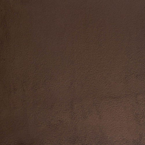 Brown Solid Minky Fabric, 60” Inches Wide – Sold By The Yard FB