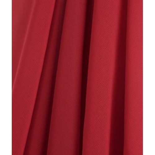Dark Red Chiffon Fabric - by the Yard
