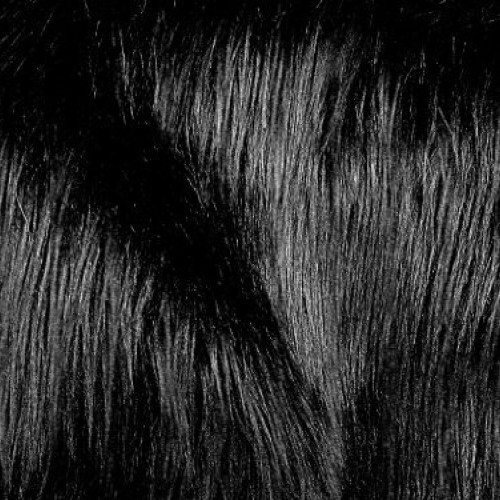 Faux Fur Luxury Shag Black 60 Inch Wide Fabric By the Yard F.E.