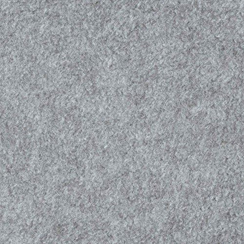 Heather Gray Anti Pill Solid Fleece Fabric, 60 Inches Wide - Sold...