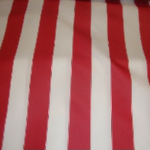 LUVFABRICS Red White Waterproof Outdoor Canvas Fabric 60 600 Deni...