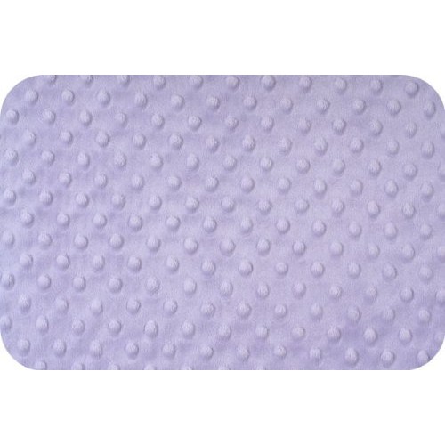 Minky Dimple Dot Lavender 60 Inch Wide Fabric By the Yard F.E.