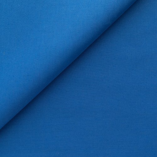 Poly Cotton Broadcloth 60 Inch Fabric by the Yard F.E. Royal Blue