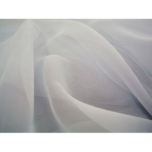 Polyester Chiffon Solid-Platinum 60wide