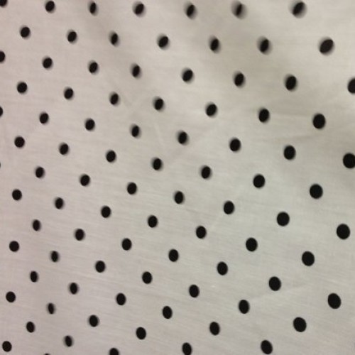 Small Polka Dot Poly Cotton Black Dots on White 58 Inch Fabric By ...