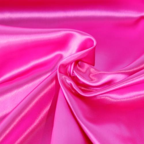 Solid satin fabric - fuchsia - 60 width - sold bty