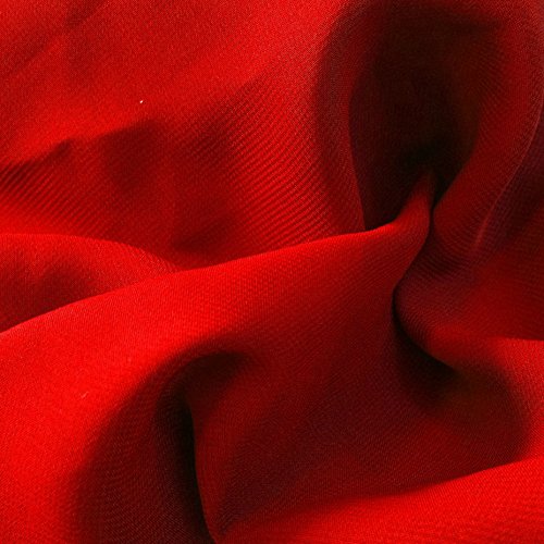 Solid Sheer Chiffon Fabric Polyester Dress 58 Inch Wide- Fabric by...