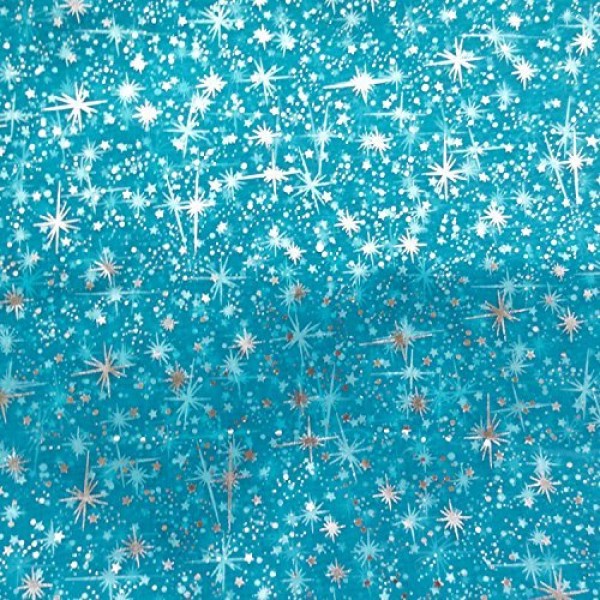 Star Bursts Sheer Organza 58 Inch Wide Fabric by The Yard F.E. T...