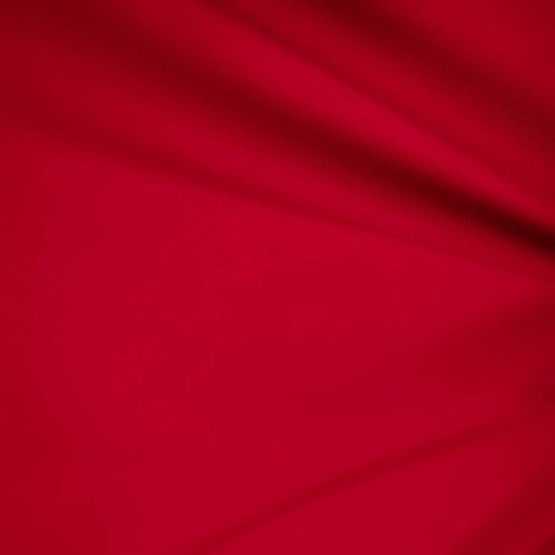 The Fabric Exchange Poly Cotton Broadcloth 1 Yard, Red