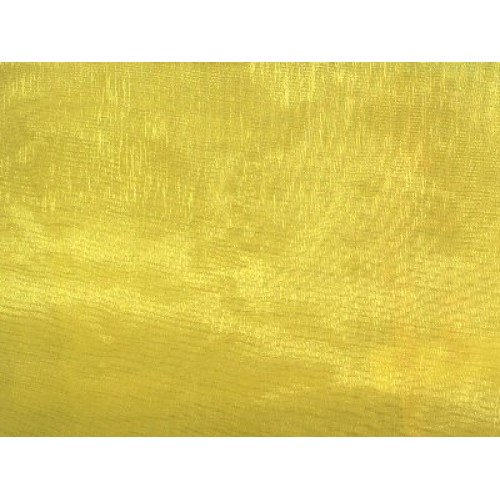Yellow Mirror Organza Fabric 58/60 x 10yd