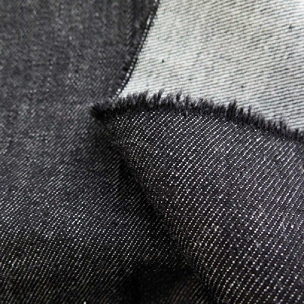 ℳ Black Gray Denim B-1 Cotton Soft Med 60 Inch Wide Fabric by The ...