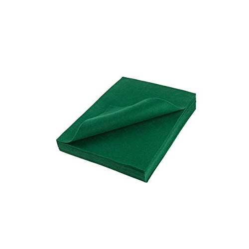 Acrylic Felt Sheet 9 X 12: 25 PCS, Hunter Green
