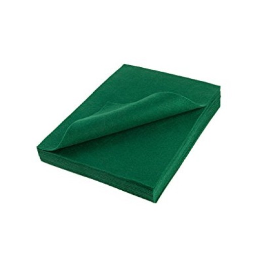 Acrylic Felt Sheet 9 X 12: 25 PCS, Hunter Green