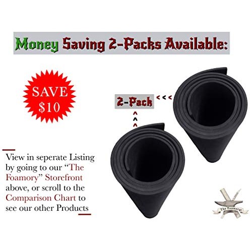 EVA Foam Cosplay - 6mm Thick 2mm to 10mm - Black or White - Larg...