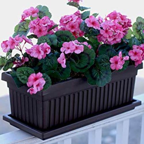 Venetian Flower Box Saucer - The HC Companies 30-Inch Rectangular ...