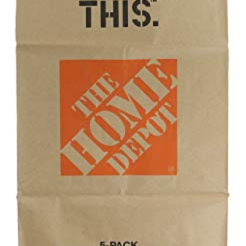 THE HOME DEPOT Heavy Duty Brown Paper 30 Gallon Lawn and Refuse Ba...