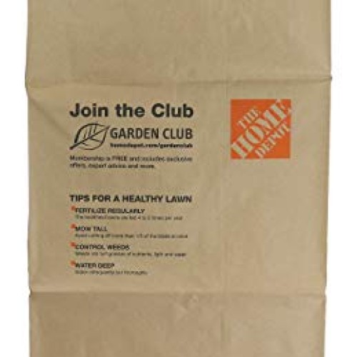 THE HOME DEPOT Heavy Duty Brown Paper 30 Gallon Lawn and Refuse Ba...