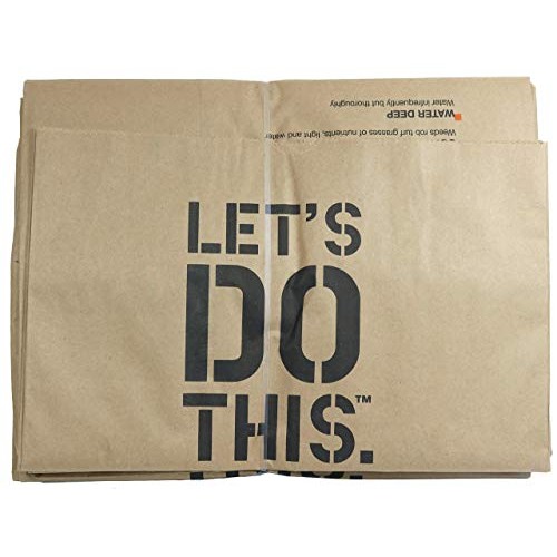 THE HOME DEPOT Heavy Duty Brown Paper 30 Gallon Lawn and Refuse Ba...