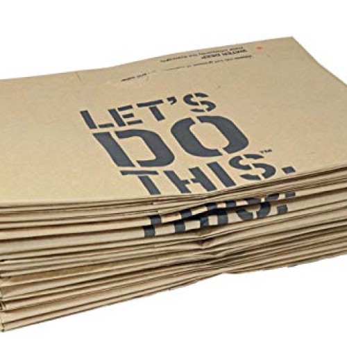 THE HOME DEPOT Heavy Duty Brown Paper 30 Gallon Lawn and Refuse Ba...