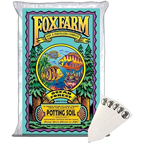 FoxFarm Ocean Forest Potting Soil Mix Indoor Outdoor for Garden an...