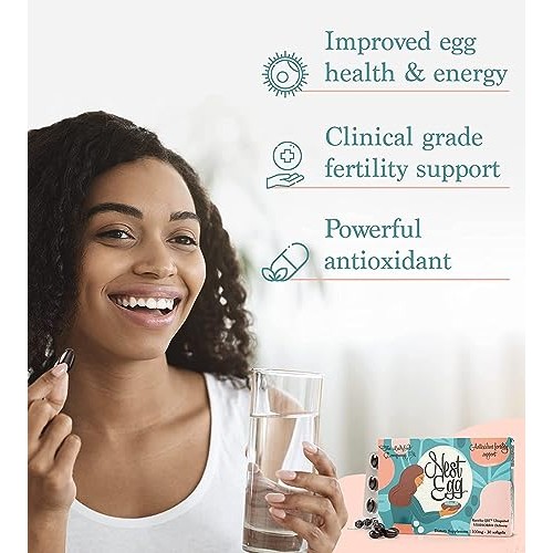 The Ladybird Company Nest Egg CoQ10 Ubiquinol – CoQ10 100mg Fast-A...