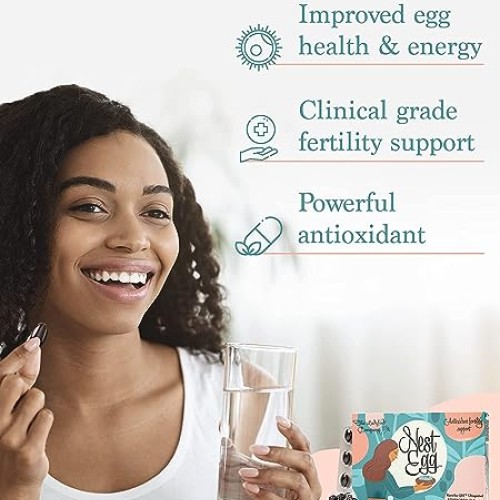 The Ladybird Company Nest Egg CoQ10 Ubiquinol – CoQ10 100mg Fast-A...