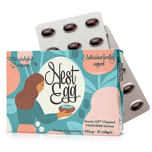 The Ladybird Company Nest Egg CoQ10 Ubiquinol – CoQ10 100mg Fast-A...