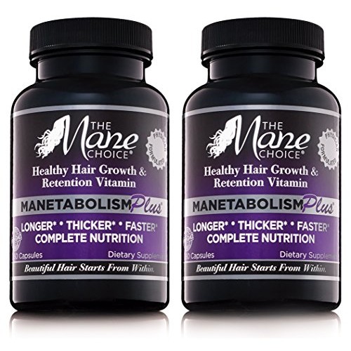THE MANE CHOICE MANETABOLISM Plus Healthy Hair Growth Vitamins - ...