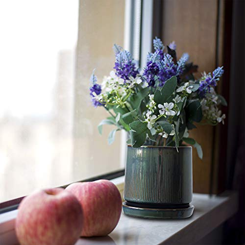 Ceramic Flower Planter Pots for Plants, 5 Inch Succulent Planters ...