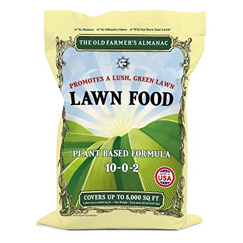 The Old Farmers Almanac Lawn Food Fertilizer, 5,000 sq. ft.