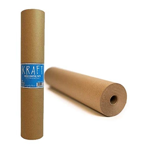 Kraft Brown Wrapping Paper Roll 48 x 1,800 150 ft – 100% Recyc...