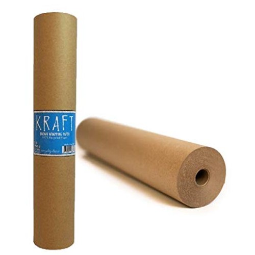 Kraft Brown Wrapping Paper Roll 48 x 1,800 150 ft – 100% Recyc...