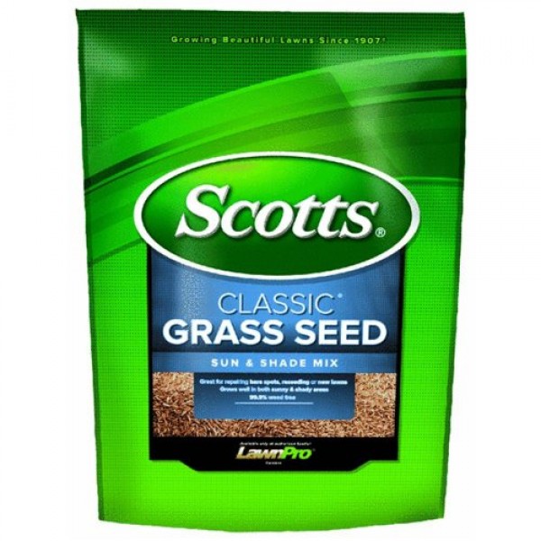 Scotts Company 17185 Classic Sun and Shade Mix Grass Seed, 7-Pound