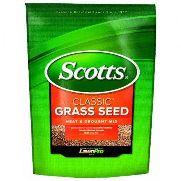 Scotts Company 17293 Classic Heat and Drought Mix Grass Seed, 3-Pound