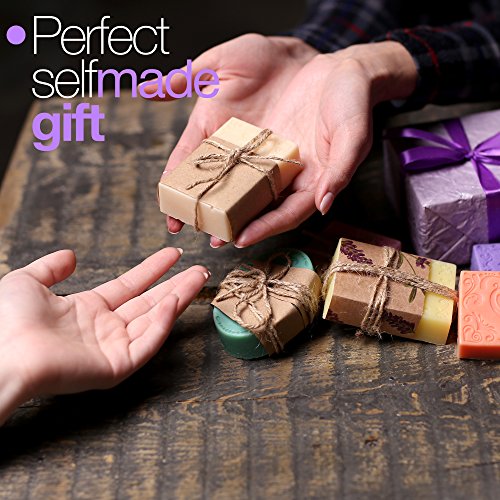 Rectangle Silicone Soap Molds - Set of 2 for 12 Cavities - Mixed P...