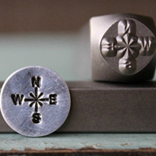 Brand New Supply Guy 8mm Compass Metal Punch Design Stamp CH-122