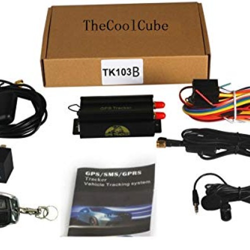 TheCoolCube Vehicle Car GPS Tracker 103B with Remote Control GSM A...