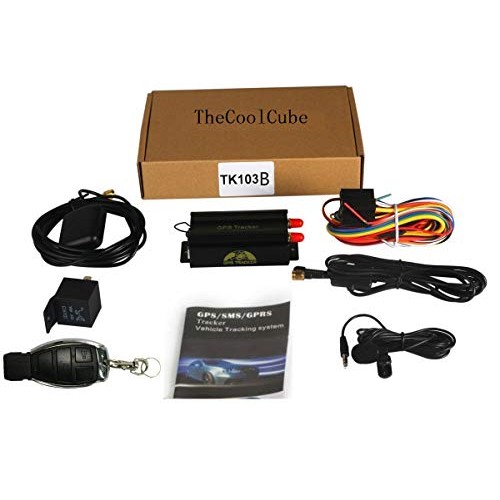 TheCoolCube Vehicle Car GPS Tracker 103B with Remote Control GSM A...