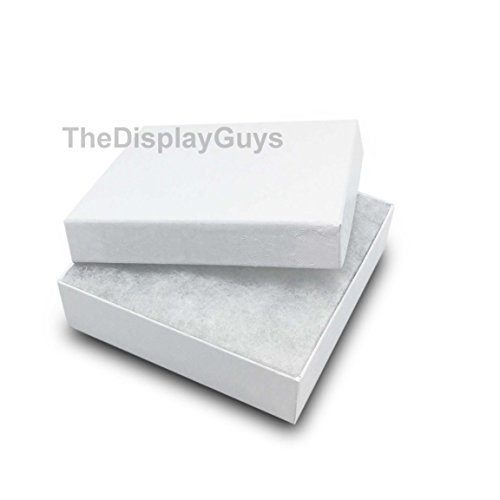 TheDisplayGuys 25-Pack #33 Cotton Filled Cardboard Paper Jewelry B...