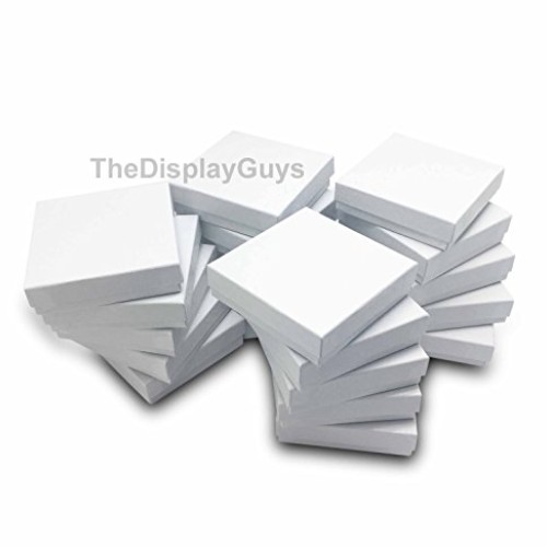 TheDisplayGuys 25-Pack #33 Cotton Filled Cardboard Paper Jewelry B...